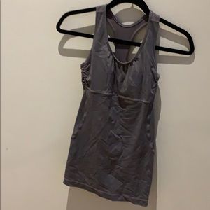 Purple grey size 4 lululemon tank